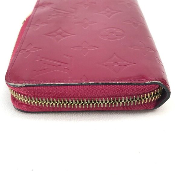AUTHENTIC LOUIS VUITTON M91597 MonogramVernis Zippy Wallet Long Wallet Patent Le - Picture 4 of 12